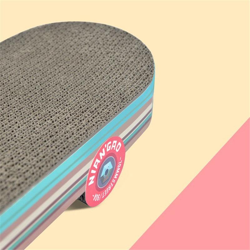 Skateboard Cat Scratching Board - The Ultimate Playtime Haven For Your Feline Friend