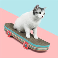 Skateboard Cat Scratching Board - The Ultimate Playtime Haven For Your Feline Friend