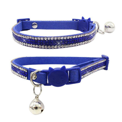 Feline Finery Suede Microfiber Drill Collar