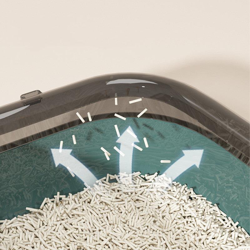 Removable Cat Litter Basin Set: Stylish And Convenient Cleaning Solution For Your Feline Friend