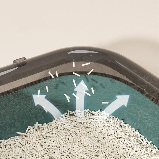 Removable Cat Litter Basin Set: Stylish And Convenient Cleaning Solution For Your Feline Friend