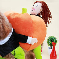 Pet Halloween Pumpkin Costume For Dogs