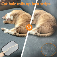 Newly Upgraded Pet Hair Removal Glove - Thickened Electrostatic Cat Dog Hair Remover Glove, Reusable for Couch, Carpet, and Car Seat (Black,1 Glove)