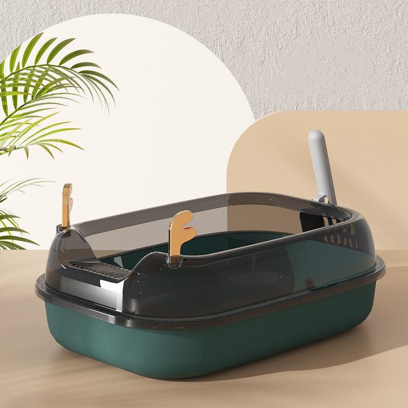 Removable Cat Litter Basin Set: Stylish And Convenient Cleaning Solution For Your Feline Friend