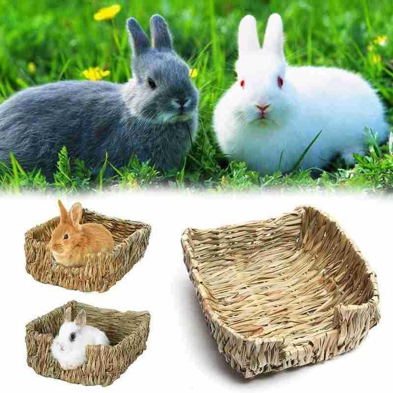 Hand-Woven Grass Hideaway: Natural Nest For Rabbits And Guinea Pigs